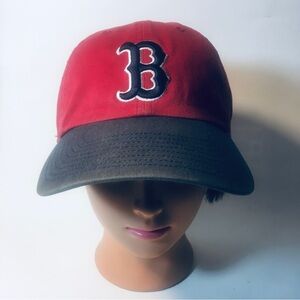 Vintage Boston Red Sox Twins Enterprise Twill Strapback Baseball Hat MLB Fenway